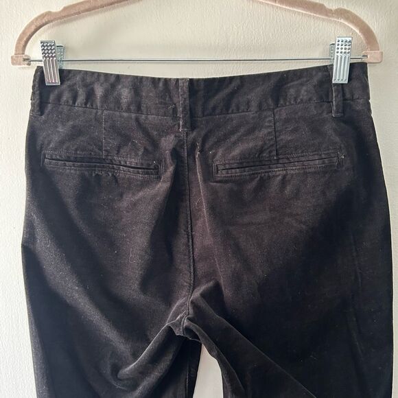 Vince Womens Black Corduroy Cropped Pants Size 4 Classic Neutral Minimalist - Picture 7 of 8